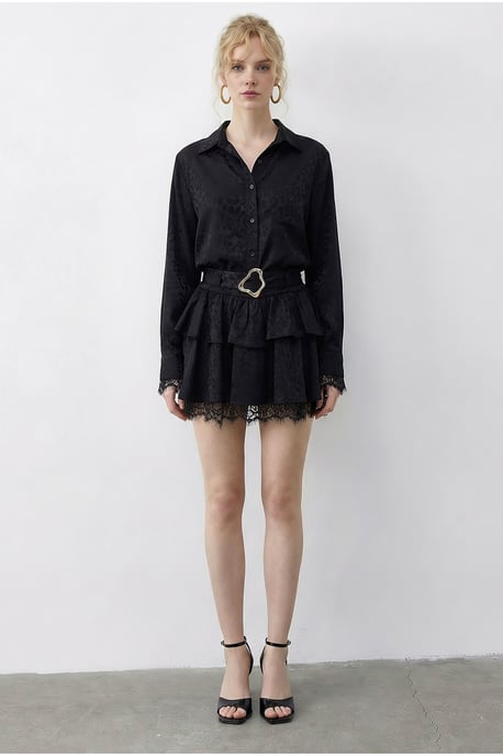 Leopardprint Shirtjurk met Ceintuur - Image 2
