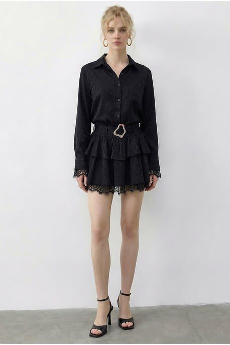 Leopardprint Shirtjurk met Ceintuur - Image 4