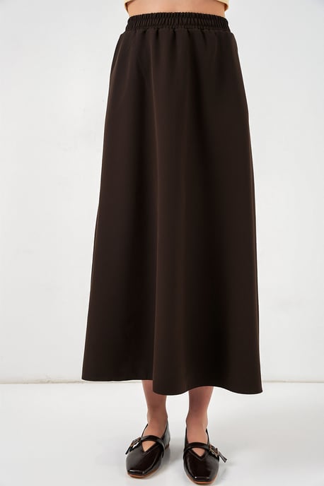 Hoge Taille A-Lijn Maxi Rok - Image 4