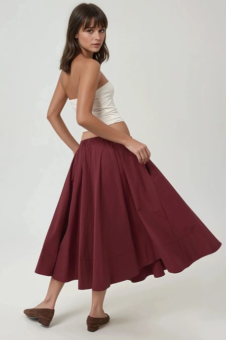 Maxi A-vormige Rok - Image 2