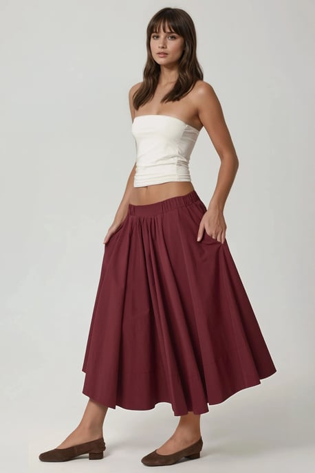 Maxi A-vormige Rok - Image 5