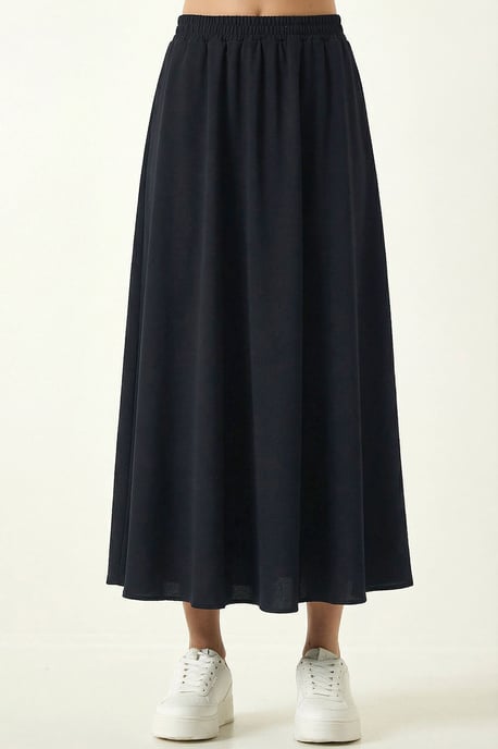 Elastische Taille Maxi Rok - Image 3