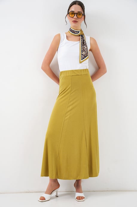 Hoge Taille A-Lijn Maxi Rok - Image 1