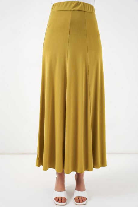 Hoge Taille A-Lijn Maxi Rok - Image 4
