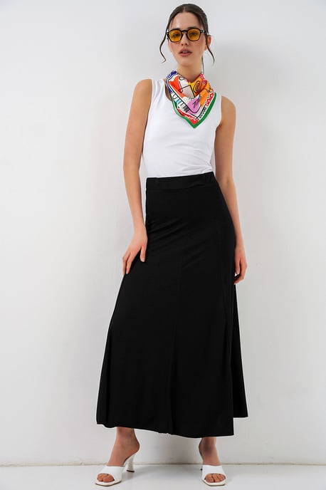 Hoge Taille A-Lijn Maxi Rok - Image 1