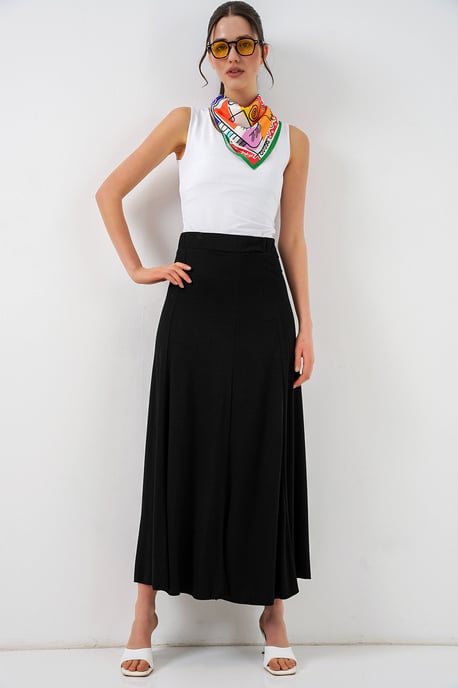 Hoge Taille A-Lijn Maxi Rok - Image 2