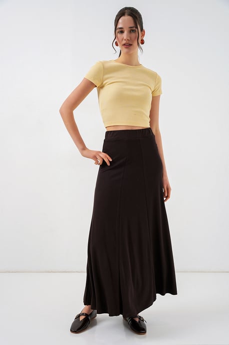 Hoge Taille A-Lijn Maxi Rok - Image 3