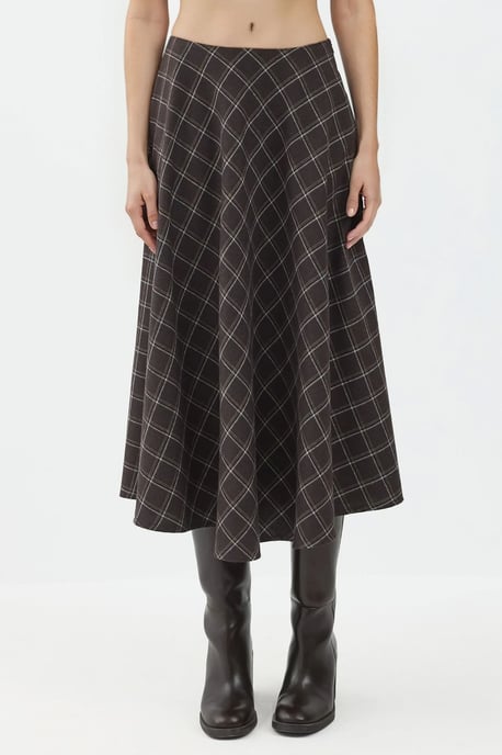 Geruite Maxi Rok met A-Lijn Pasvorm - Image 6