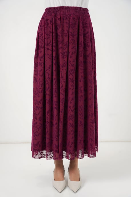 Hoge Taille Bloemige Maxi Rok - Image 2
