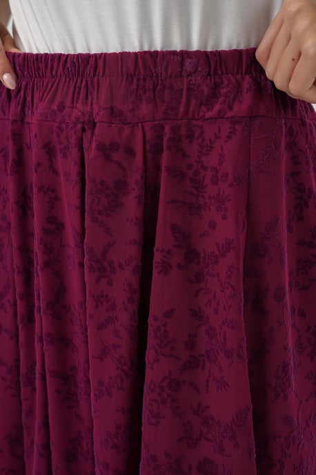 Hoge Taille Bloemige Maxi Rok - Image 6