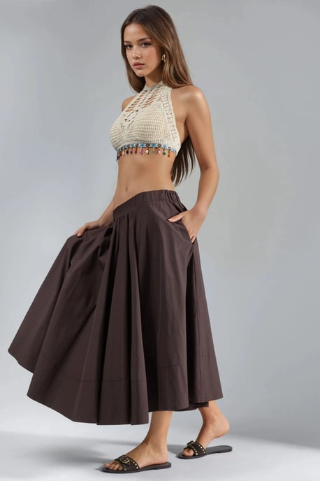 Maxi A-Lijn Fit Rok - Image 2