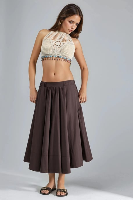 Maxi A-Lijn Fit Rok - Image 5