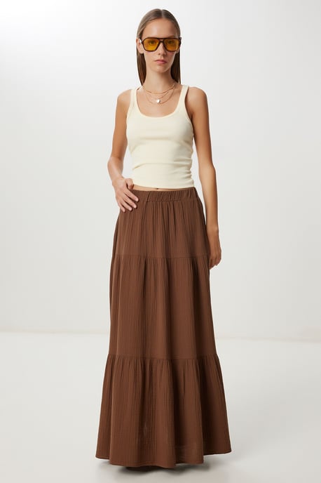 Hoge Taille A-Lijn Maxirok - Image 2