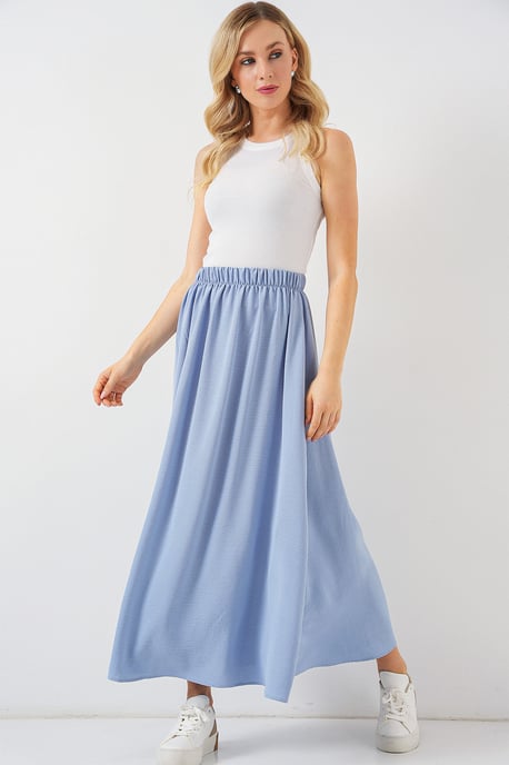 Maxi Rok met Elastische Taille - Image 1