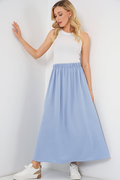 Maxi Rok met Elastische Taille - Image 3
