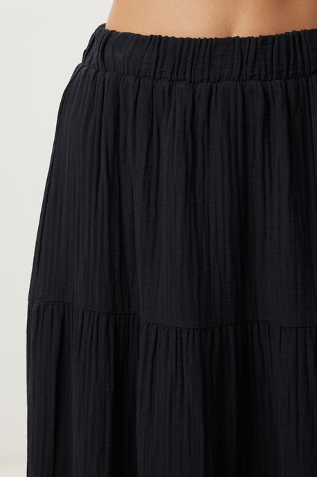 Hoge Taille A-Lijn Maxi Rok - Image 4