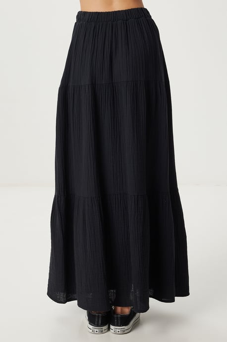 Hoge Taille A-Lijn Maxi Rok - Image 5
