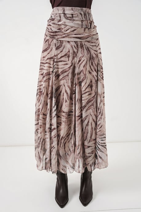 Hoge Taille Paisley Maxi Rok - Image 2