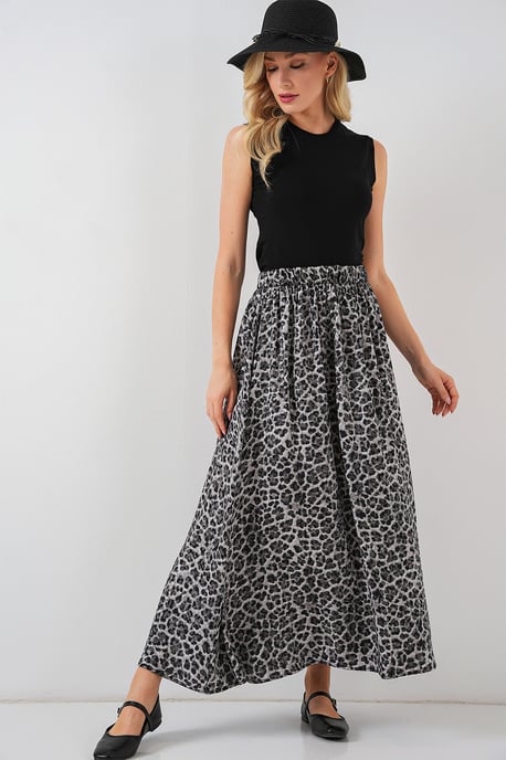 Maxi Rok met Elastische Taille - Image 4