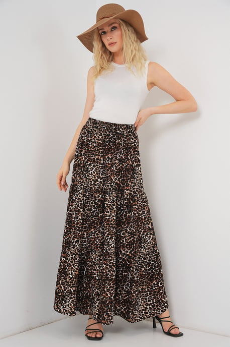 Maxi Patroon Casual Fit Rok - Image 1