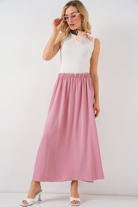 Maxi Rok met Elastische Taille - Image 1