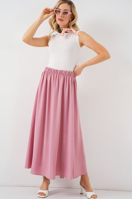 Maxi Rok met Elastische Taille - Image 3