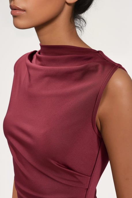 Gerimpelde Bodycon Midi-jurk - Image 5
