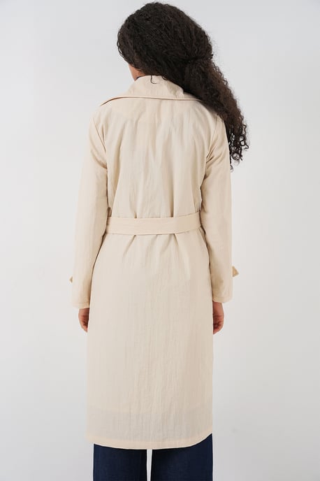 Dubbelzijdige Lange Trenchcoat met Zakjes - Image 6