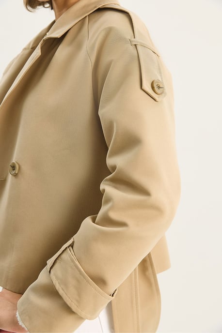 Overmaatse Trenchcoat met Striksluiting - Image 4