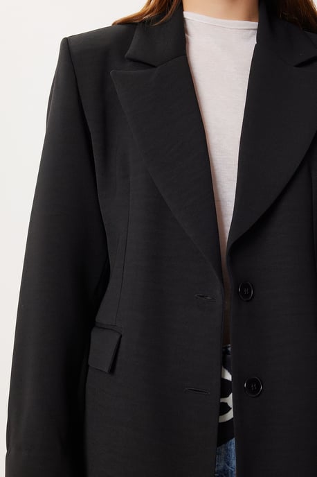 Gevoerde Gabardine Jas met Knopsluiting - Image 3