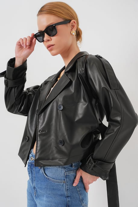 Nepleren Oversized Bomberjack met Patchdetails - Image 1