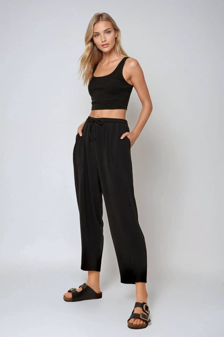 Elastische Taille Comfort Fit Broek - Image 3