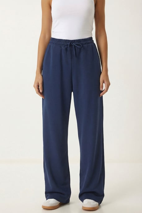 Wijde broek met trekkoord in de taille - Image 4