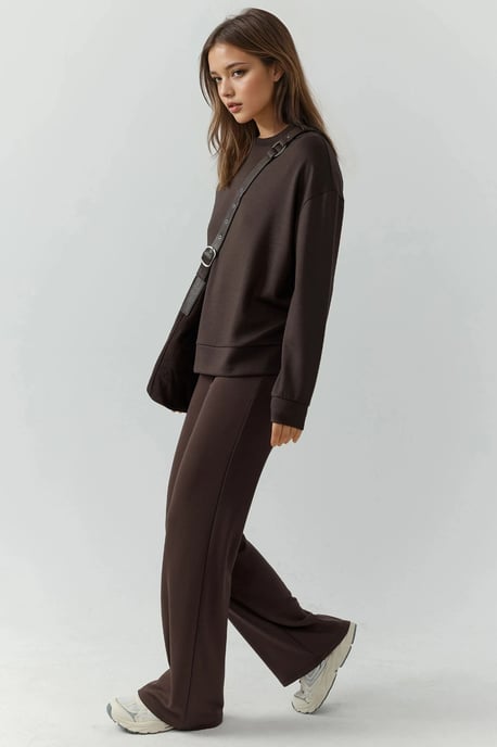 Ontspannen Pasvorm Modal Touch Rechte Leg Sweatpants - Image 3