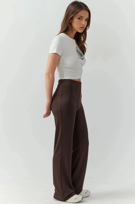 Ontspannen Pasvorm Modal Touch Rechte Leg Sweatpants - Image 5