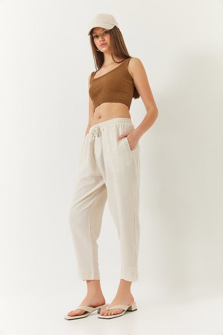 Regular Fit Joggingbroek met Elastische Taille en Zakken - Image 4