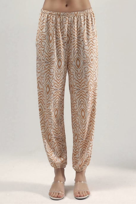 Zebra Print Lage Taille Joggingbroek - Image 6