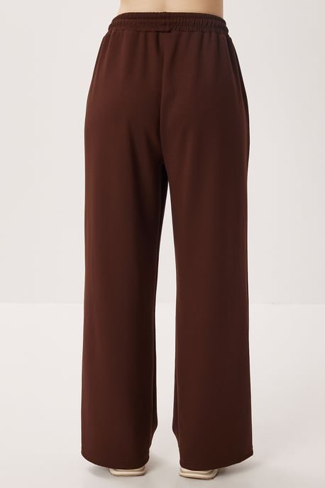 Wijde broek met trekkoord in de taille - Image 5