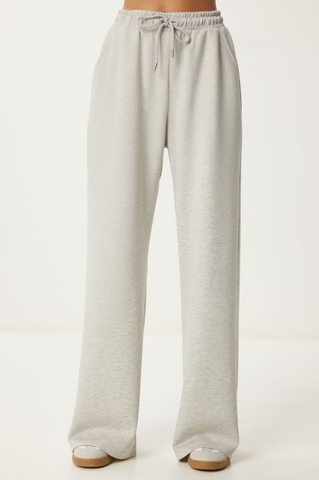 Wijde Pijpen Sweatpants met Koord Taille - Image 4