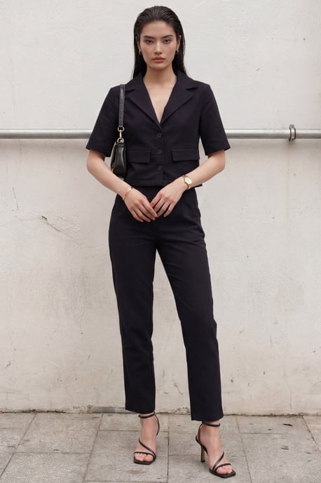 Shirt met Zakdetail & Broek Twee-Delige Set - Image 4