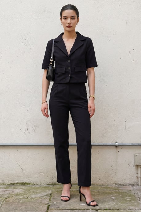 Shirt met Zakdetail & Broek Twee-Delige Set - Image 5