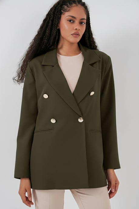 Dubbele Knop Classieke Blazer - Image 4