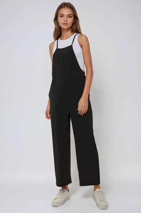 Halterneck Regular Fit Jumpsuit met Zak - Image 5