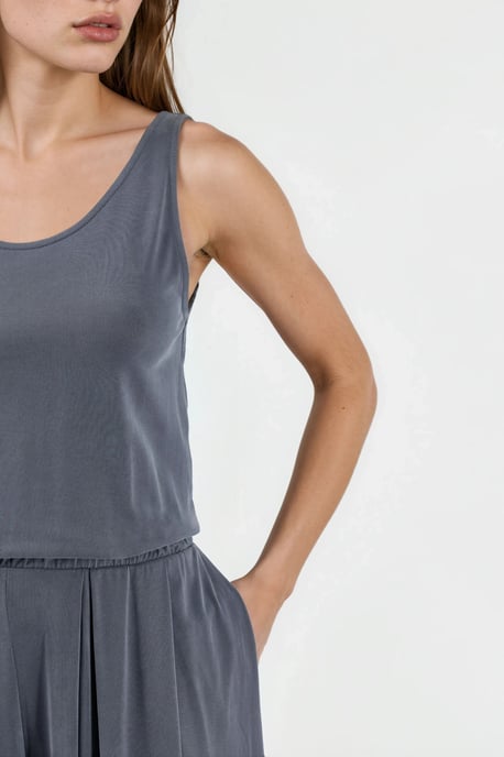 Plissé Modal Jumpsuit - Image 5
