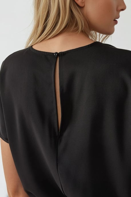 Wijde Croptop Jumpsuit met V-hals - Image 5