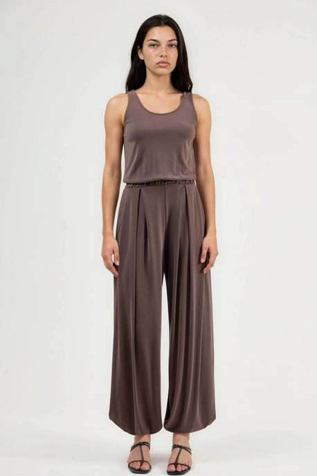Plissé Modal Jumpsuit - Image 6