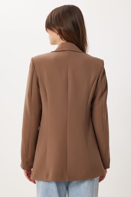 Gevoerde Gabardine Jas met Knopsluiting - Image 6