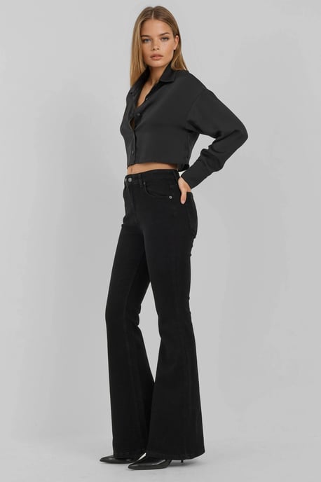 Hoge Taille Flared Jeans - Image 3