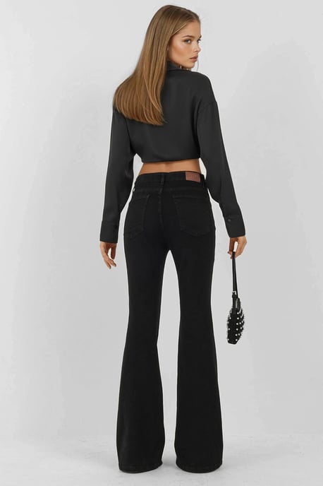 Hoge Taille Flared Jeans - Image 4