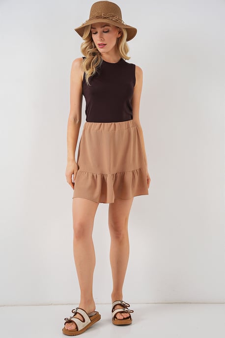 Textured Minirok met Voering - Image 2